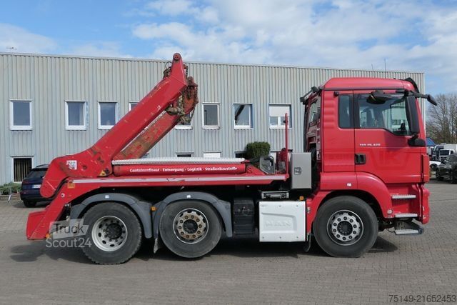 Absetzkipper LKW MAN 26.420 TGS BL 6x2, Meiller AK 16NTG, Funk, Lenk