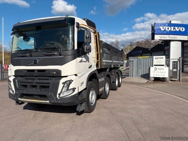 Three-sided tipper truck VOLVO FMX460 8x4R Meiller DSK Trigenius