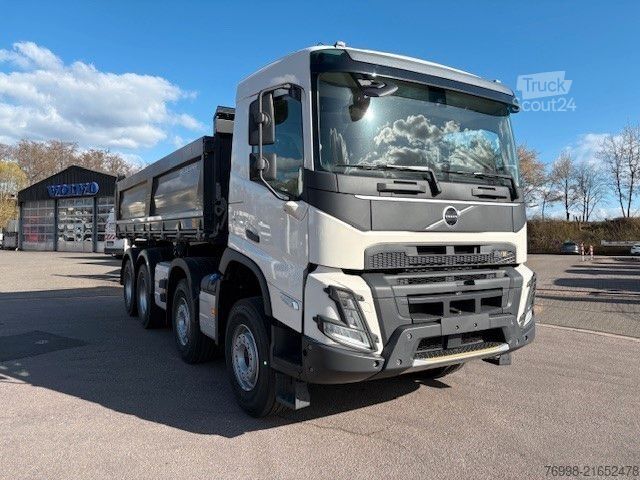 Three-sided tipper truck VOLVO FMX460 8x4R Meiller DSK Trigenius