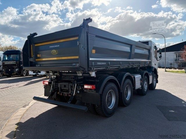 Three-sided tipper truck VOLVO FMX460 8x4R Meiller DSK Trigenius