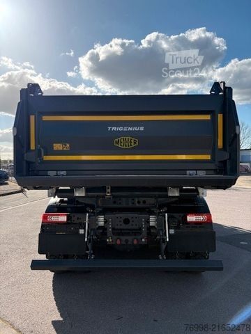 Three-sided tipper truck VOLVO FMX460 8x4R Meiller DSK Trigenius