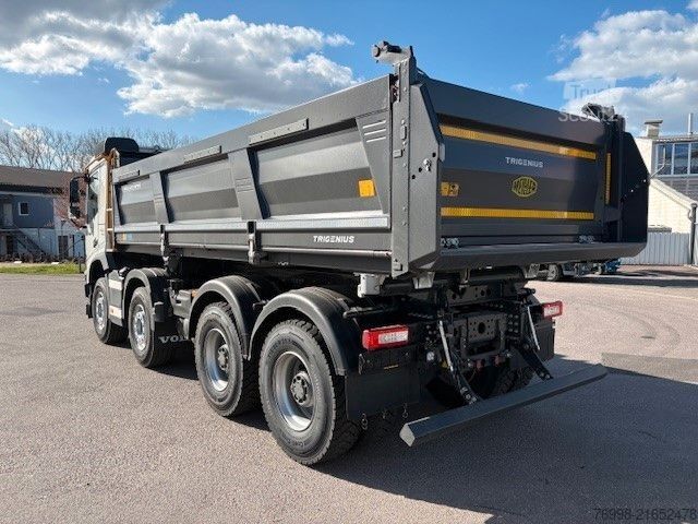 Three-sided tipper truck VOLVO FMX460 8x4R Meiller DSK Trigenius