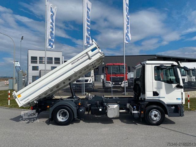 Camion ribaltabile trilaterale MAN TGL 12.250 BL / Kipper/Klima/3-Sitzer/ NL6,6To