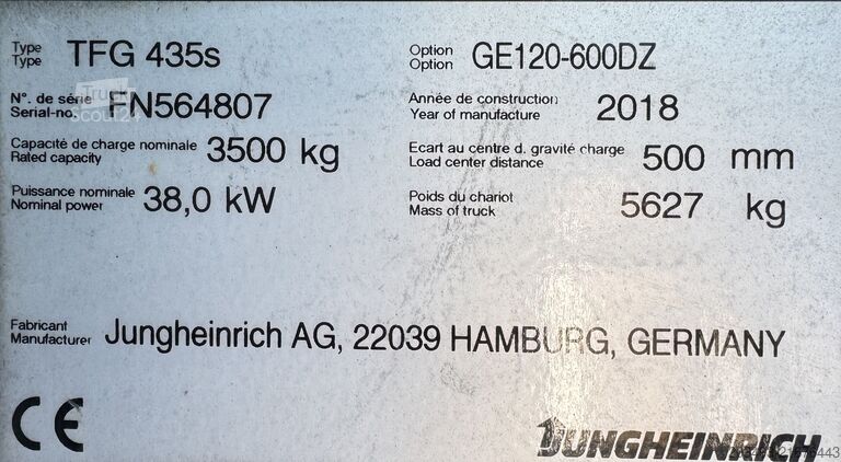 Carrello elevatore Jungheinrich TFG435s