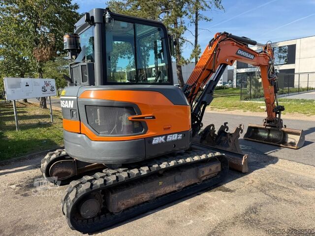 Minirýpadlo DOOSAN DX 50 Z-7 5.4T - *FULL HYDR - *CENTRAL GREASING...