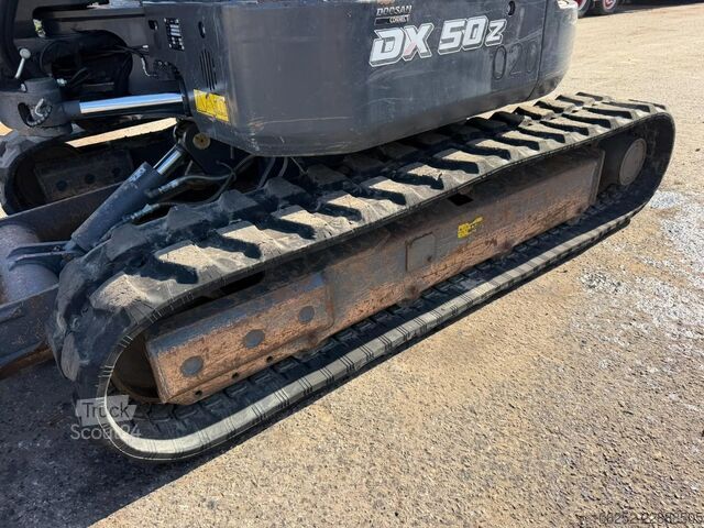 Minirýpadlo DOOSAN DX 50 Z-7 5.4T - *FULL HYDR - *CENTRAL GREASING...