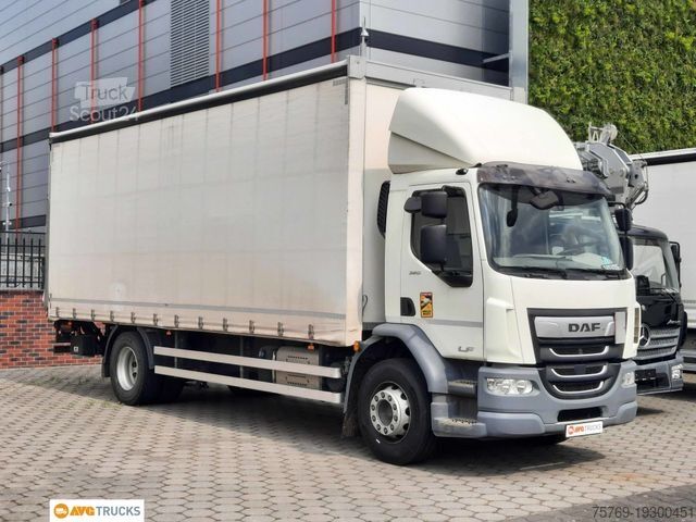 Camion a pianale con telone DAF LF 320 18t Schiebeplane LBW AHK ACC FCW