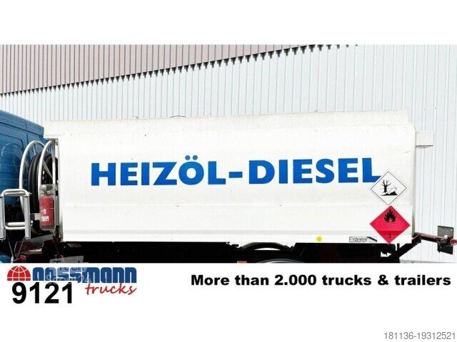 Βυτιοφόρο φορτηγό Esterer Tankaufbau ca. 13.350l, 2 Kammern