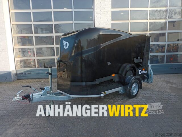 Személyautó utánfutó Cheval Liberté Debon Anhänger Polycargo 1300 schwarz