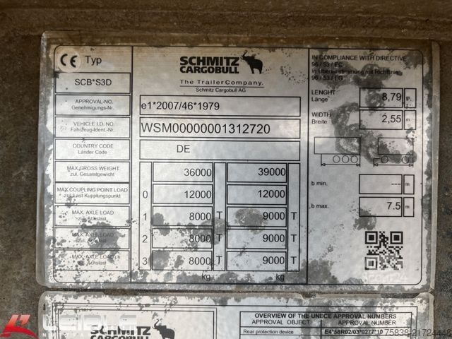 Billenős félpótkocsi SCHMITZ CARGOBULL SKI 24*Thermo-Mulde*Liftachse*25m³*Alcoa*