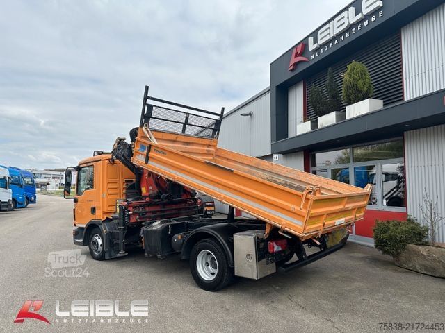 Dreiseitenkipper LKW MAN TGL 12.220 4x2BB*Palfinger PK9002*Power Link