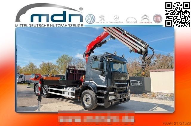 Tovorna dvigalka na tovornjaku IVECO Stralis X-Way 360 6x4 Pritsche Kran 23m AHK