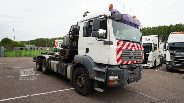 Kranwagen MAN TGA33.360 6x4 HOOKARM WITH KENNIS CRANE BROKEN ...