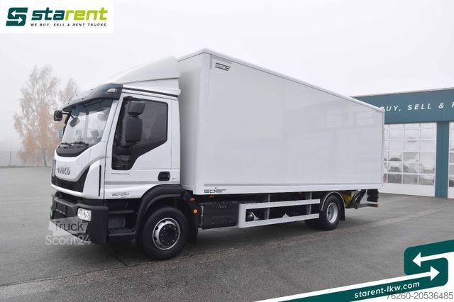 Škatlasti tovornjak IVECO Eurocargo 160-250 Koffer LBW 1500 Kg Automatik