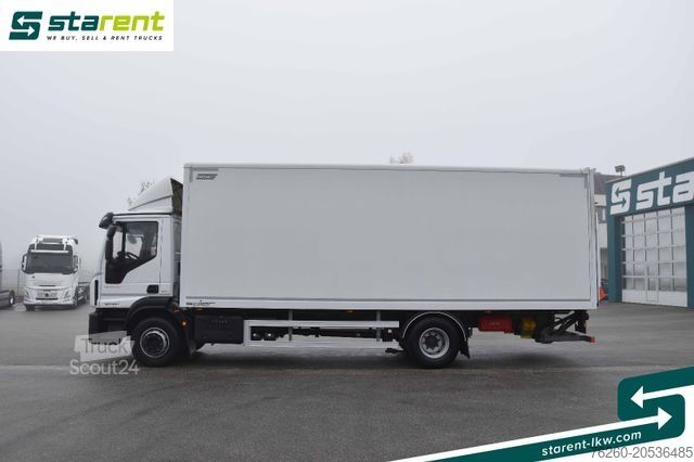 Škatlasti tovornjak IVECO Eurocargo 160-250 Koffer LBW 1500 Kg Automatik