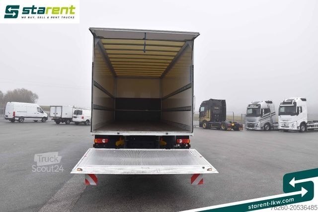 Škatlasti tovornjak IVECO Eurocargo 160-250 Koffer LBW 1500 Kg Automatik