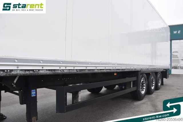 Furgonska polprikolica SCHMITZ CARGOBULL Trockenfrachtkoffer Liftachse 3x Zurrleisten
