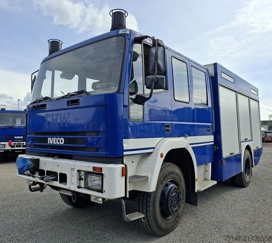 Skříňový nákladní automobil IVECO FF135E24W 4x4 Allrad THW GKW1 Seilwinde 9-Sitzer