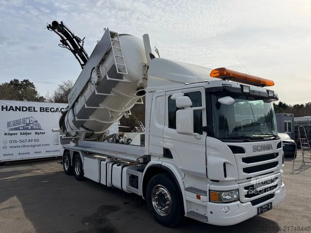 Saugfahrzeug Scania P400 6X2*4, 14,5m3 Dry Vacuum-truck (stainless ...