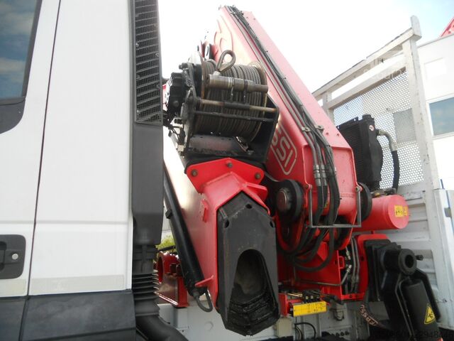 камион с кран и фиксирана каросерия Iveco STRALIS 420