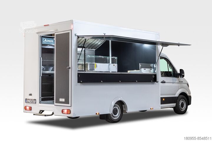 Magasin Mobile Man FOOD TRUCK Imbiss Handlowy Burger