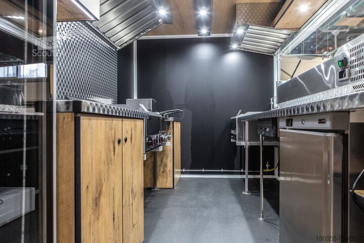 Magasin Mobile Man FOOD TRUCK Imbiss Handlowy Burger