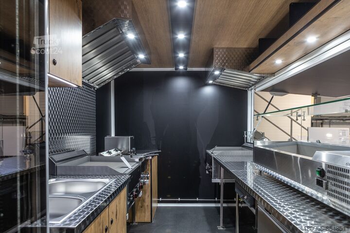 Magasin Mobile Man FOOD TRUCK Imbiss Handlowy Burger