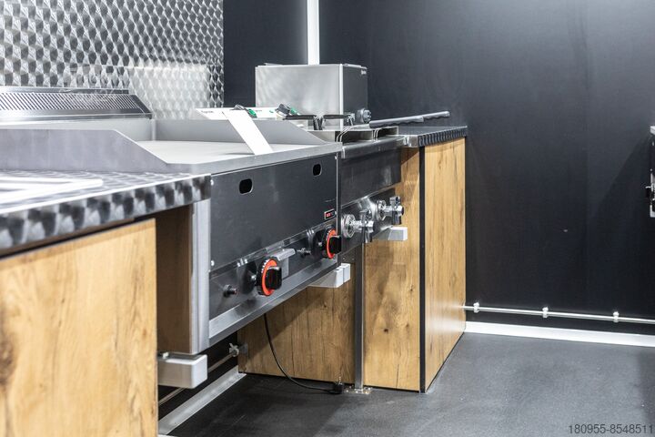 Magasin Mobile Man FOOD TRUCK Imbiss Handlowy Burger
