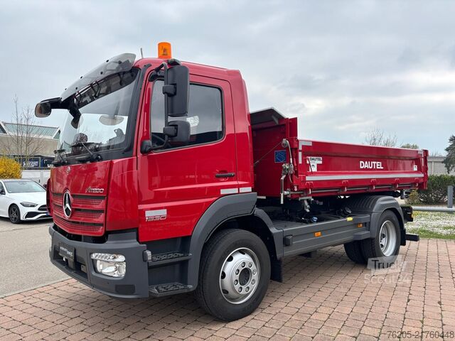 Camión volquete trilateral Mercedes-Benz Atego 1530 K AUT Kam. LED Navi SpurH