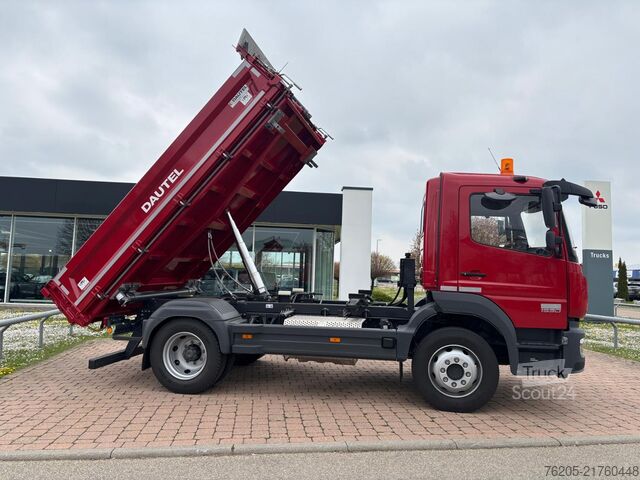 Camión volquete trilateral Mercedes-Benz Atego 1530 K AUT Kam. LED Navi SpurH
