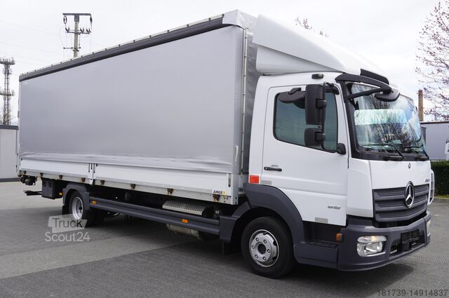 Mercedes-Benz Atego 818 E6 Side curtain 18 pallets / T