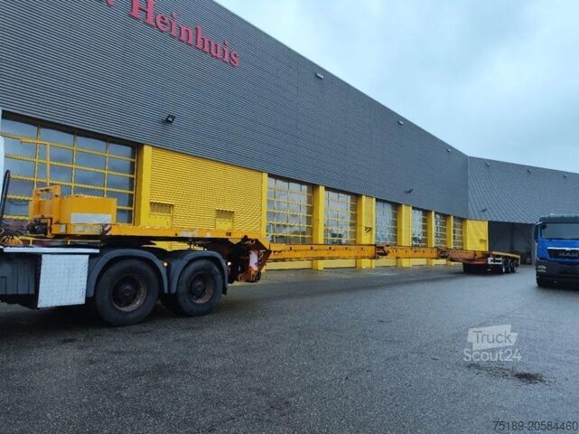 Platform trailer Broshuis 3AOU-48/3-15K Total Lenght: 44,6 Meter Wing Car...