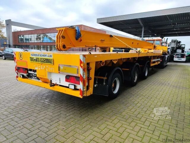 Platform trailer Broshuis 3AOU-48/3-15K Total Lenght: 44,6 Meter Wing Car...