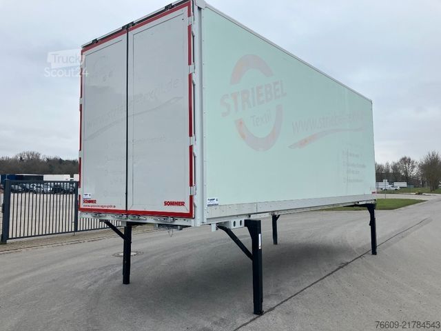 Remolque con caja móvil SOMMER Wechselbrücke Koffer