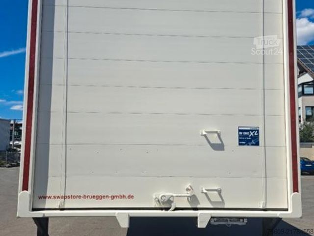 Reboque de carroçaria intercambiável KRONE Heck Alu.- Rolltor