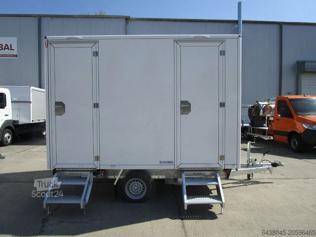 GLOBAL KVALITET nemačka prikolica za toalet tip 2-1-2 GLOBAL direktno od uvoznika! GLOBAL KWALITEIT DUITSE toiletwagen type 2-1-2 GLOBAL ...