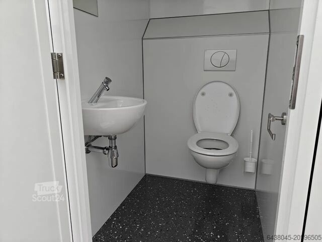 GLOBAL osovinski prikolica sa ispiranjem WC-a JEDINSTVENO GLOBAL Schaftwagen met spoeltoilet UNIEK