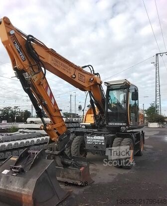 Pyöräalustainen kaivinkone JCB JS145W Plus