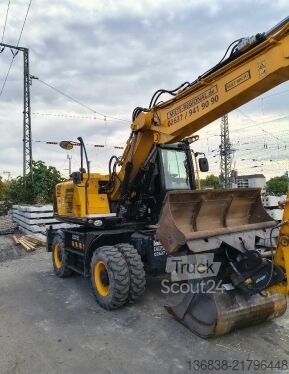 Pyöräalustainen kaivinkone JCB JS145W Plus