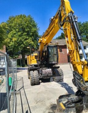 Pyöräalustainen kaivinkone JCB JS145W Plus