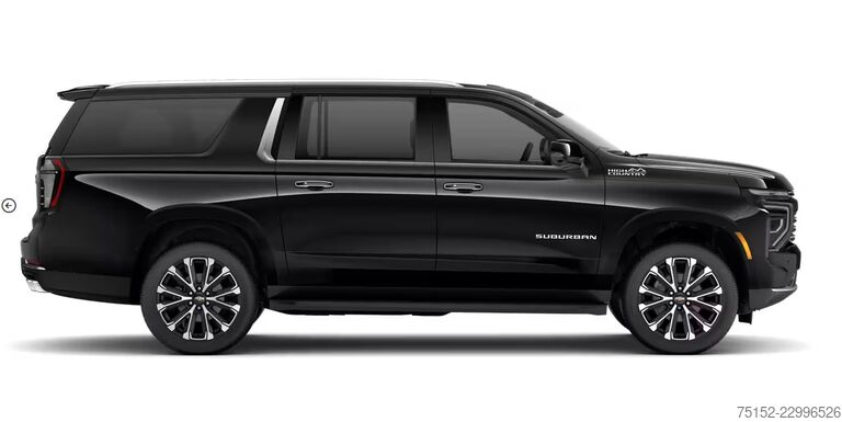 Prabangus visureigis, 7 sėdimos vietos, visų varančiųjų ratų pavara (4WD) Chevrolet Suburban 6,2l V8 High Country
