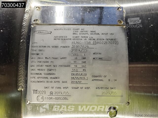 Standard-SZM Iveco Stralis 460 4X2 LNG Retarder 2x tanks Euro 6