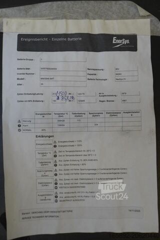 Baterie de stivuitor HAWKER 80 Volt 6 NXS 840 Ah