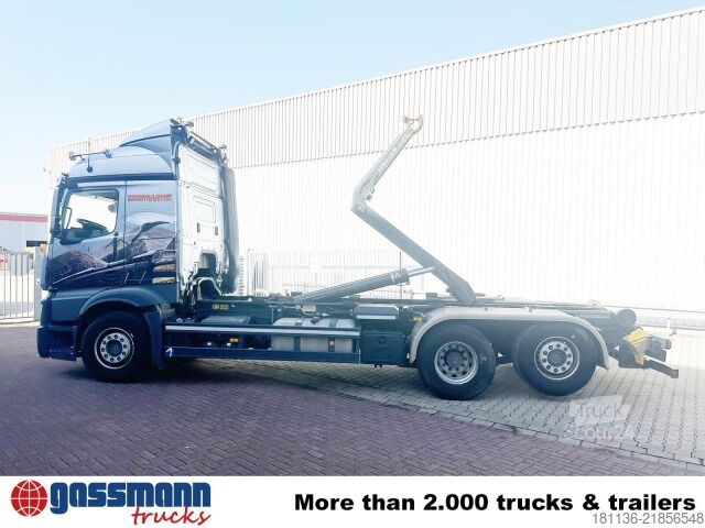 Kamion s kipom s pomičnim kontejnerom Mercedes-Benz Actros 2548 L 6x2, Liftachse, Retarder, Navi,