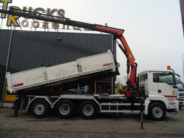 Vrachtwagen met kraan MAN TGS 32.400 + PALFINGER PK23.001EH + HOOKSYSTEM ...