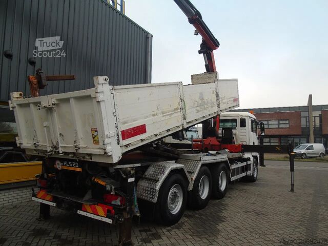 Vrachtwagen met kraan MAN TGS 32.400 + PALFINGER PK23.001EH + HOOKSYSTEM ...
