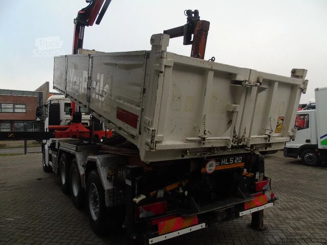 Vrachtwagen met kraan MAN TGS 32.400 + PALFINGER PK23.001EH + HOOKSYSTEM ...