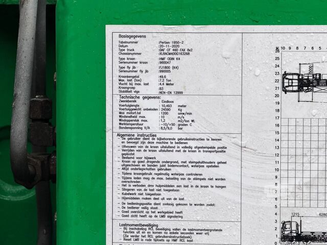 Gru HMF 55 tm met Flyjib