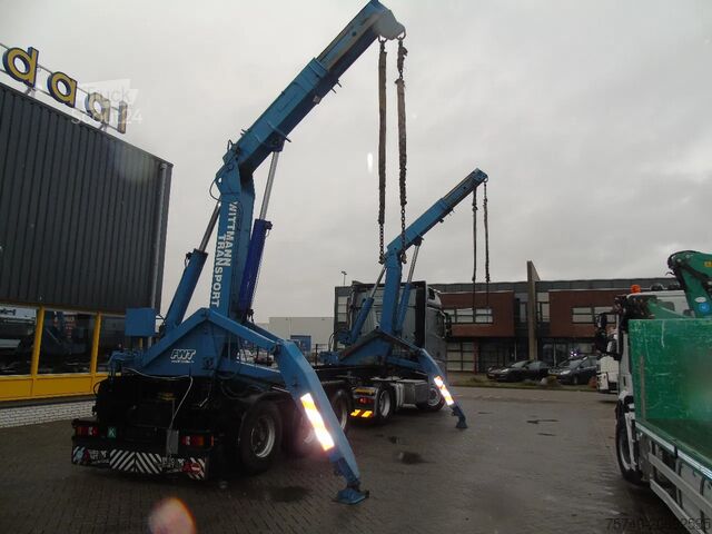 Sideloader rendszer Klaus 20FT + SELF PROPPELED ENGINE + FULLY WORKING