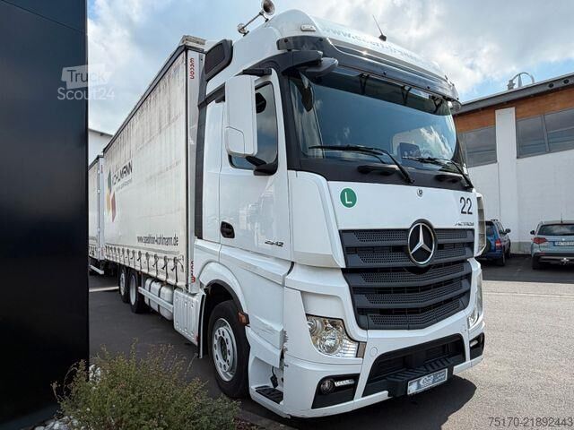 Schiebeplane Mercedes-Benz Actros 2542 L 6x2 Standklima Retarder
